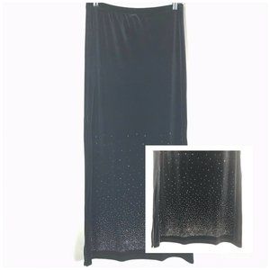 Maria Gabrielle Velvet Maxi Skirt Graduate Sparkle